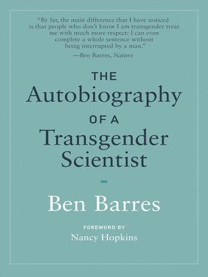 cover image of The Autobiography of a Transgender Scientist